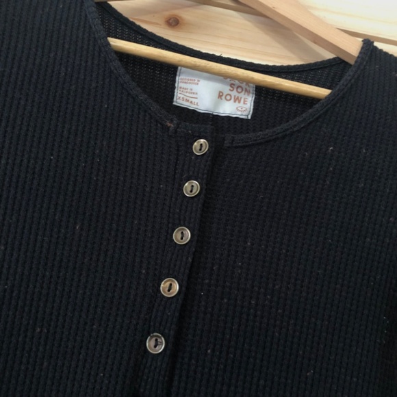 Jackson Rowe Waffle Romper XS Black - Picture 2 of 9